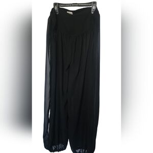Split Leg Sheer pants M/L